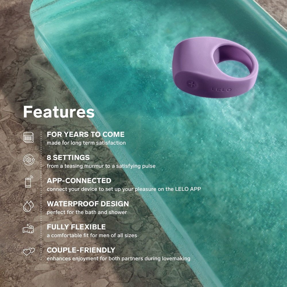 Tor 3 App Controlled Cock Ring Black