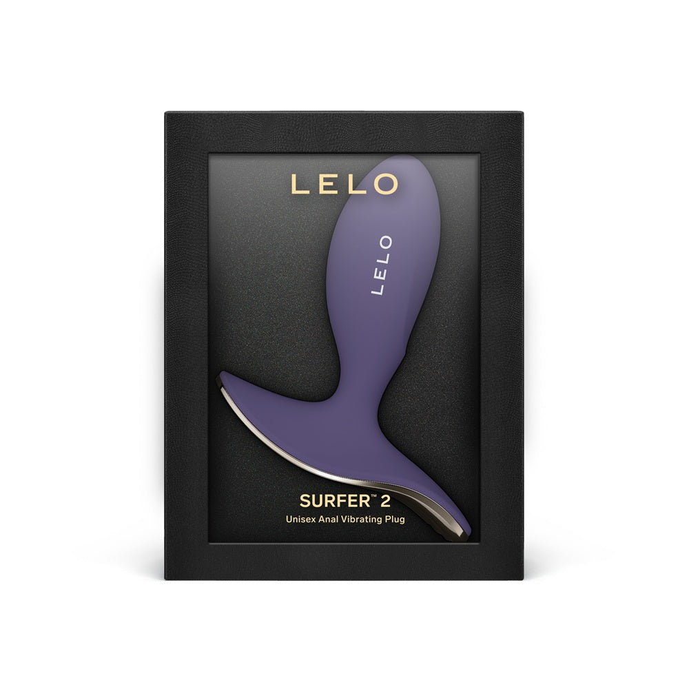 Surfer 2 Unisex Anal Vibrating Plug Cyber Purple