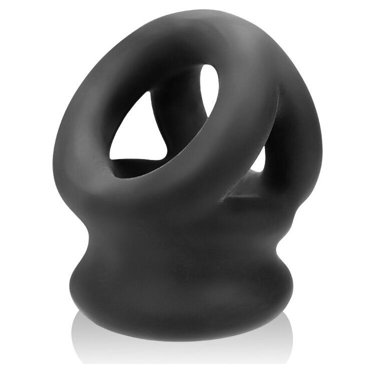 Oxballs Tri-Squeeze Cocksling Ballstretcher Black