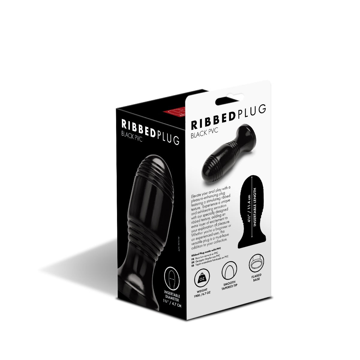 Prowler RED Ribbed Plug