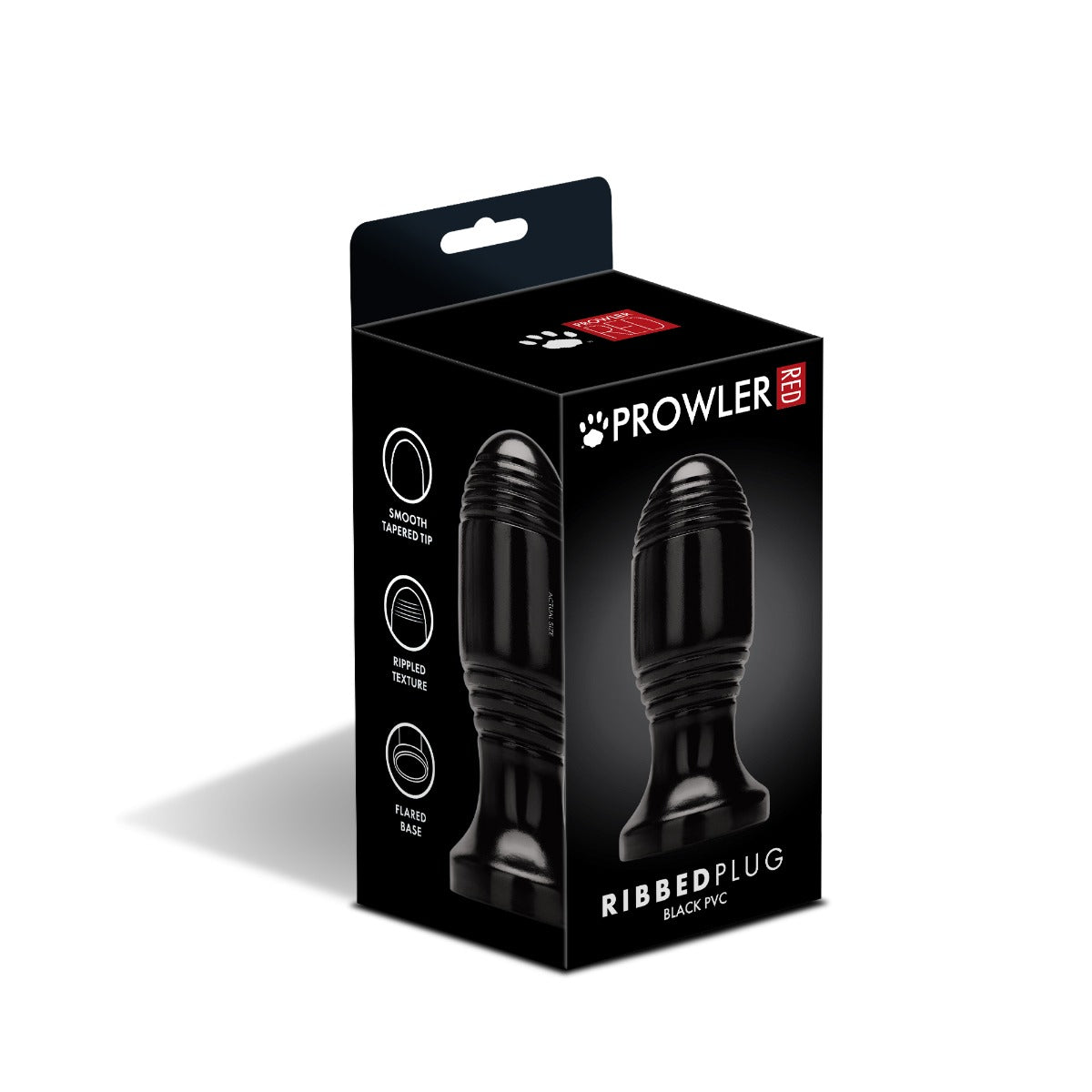 Prowler RED Ribbed Plug
