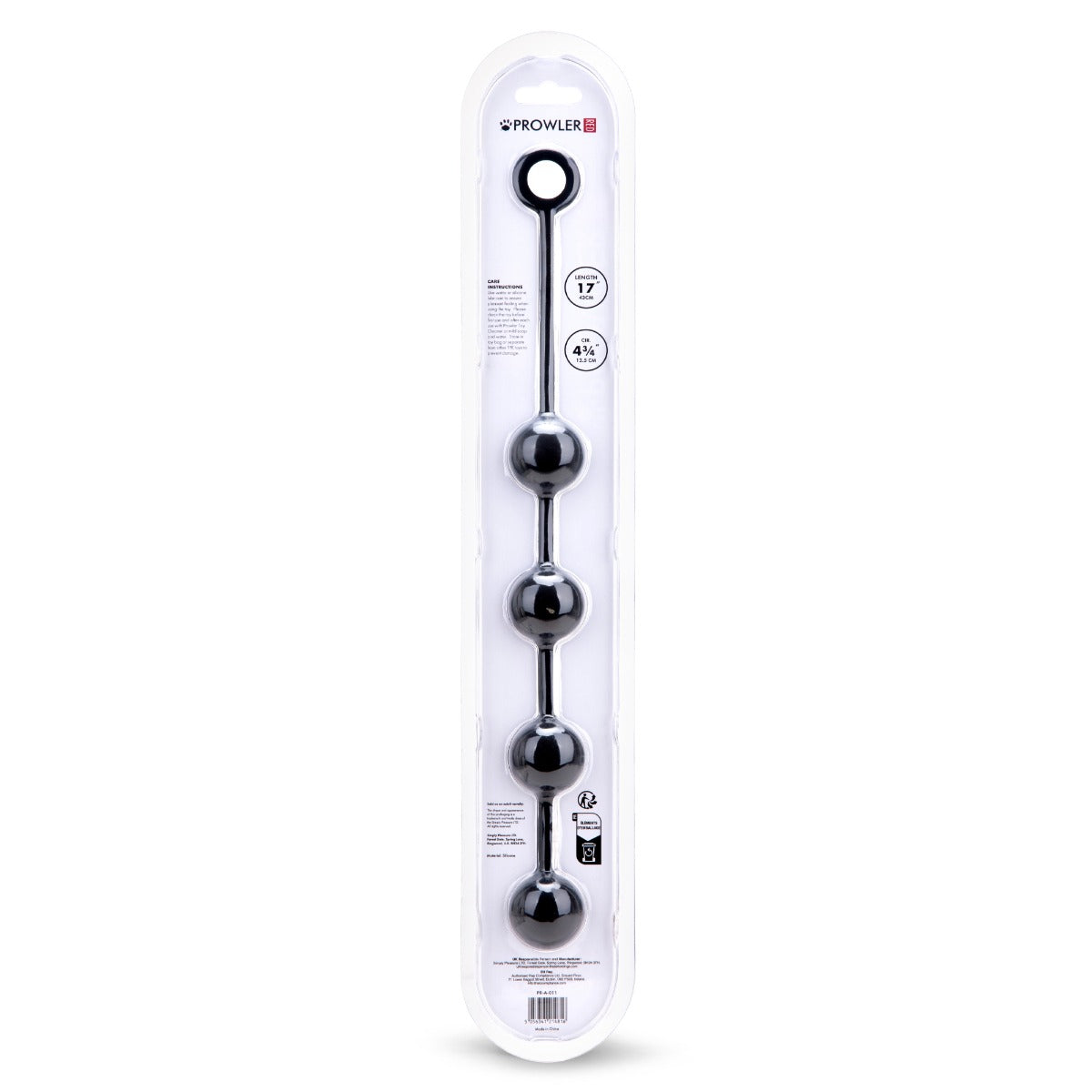 Prowler RED Silicone Anal Beads