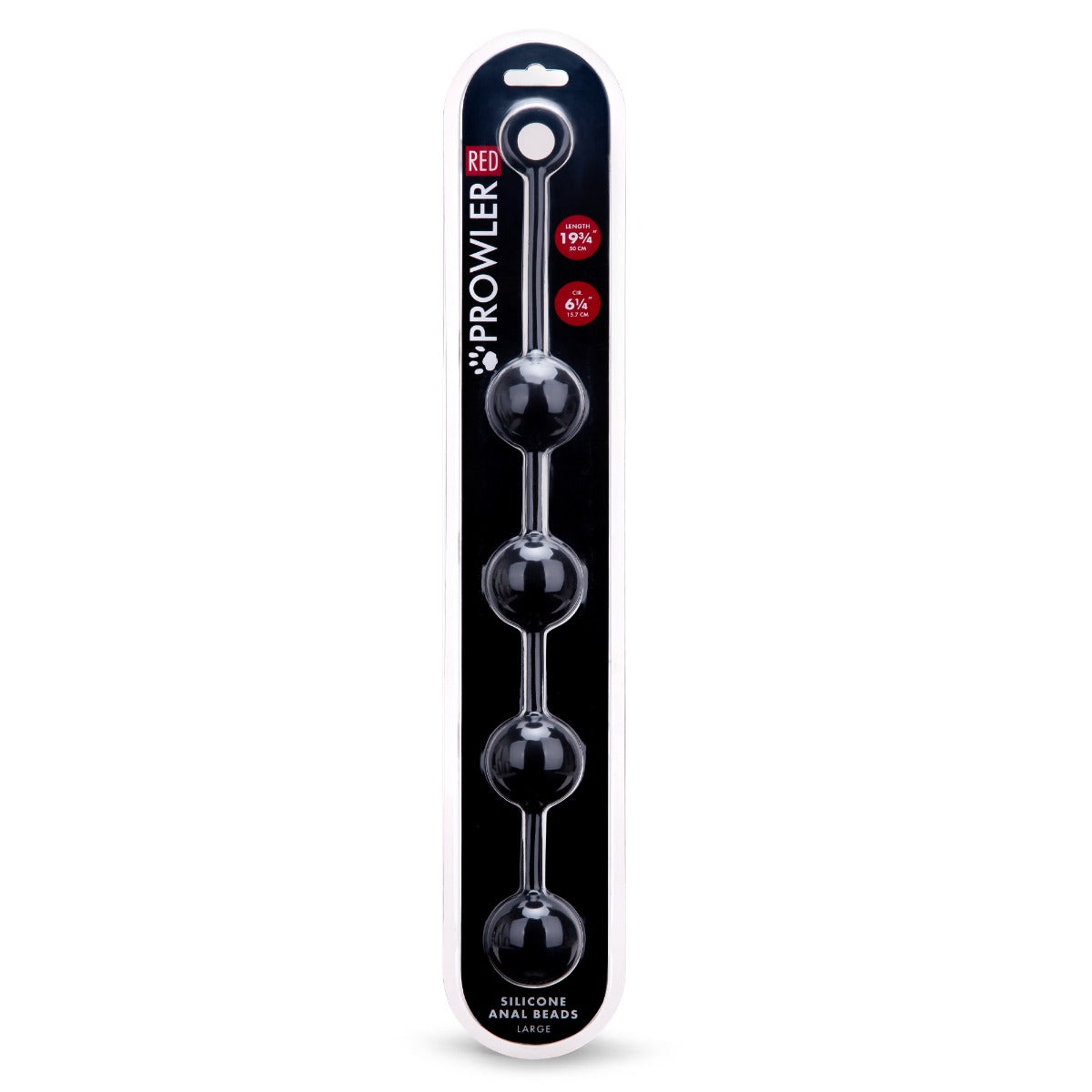 Prowler RED Silicone Anal Beads