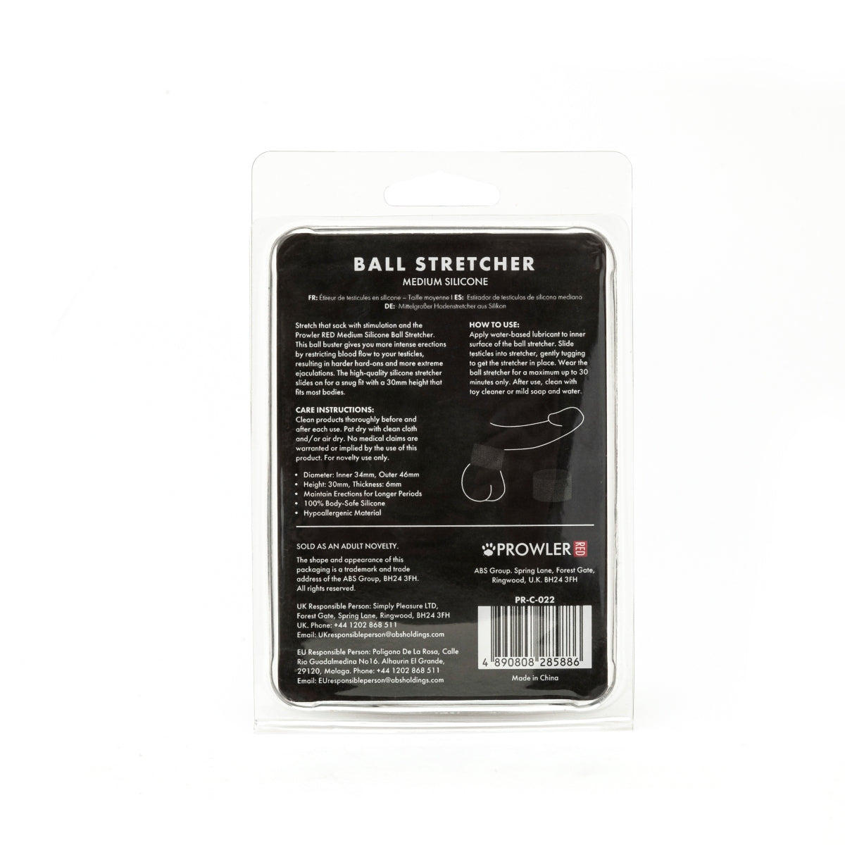 Prowler RED Medium Silicone Ball Stretcher