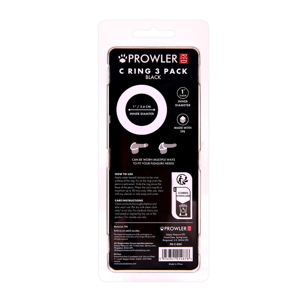 Prowler RED C Ring 3 Pack