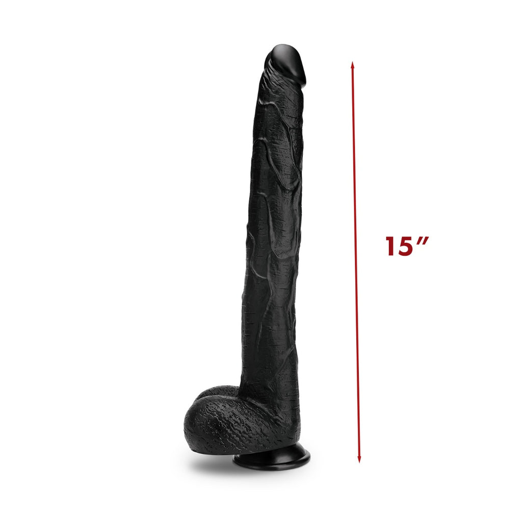Prowler RED The Destroyer Dildo Black (15")