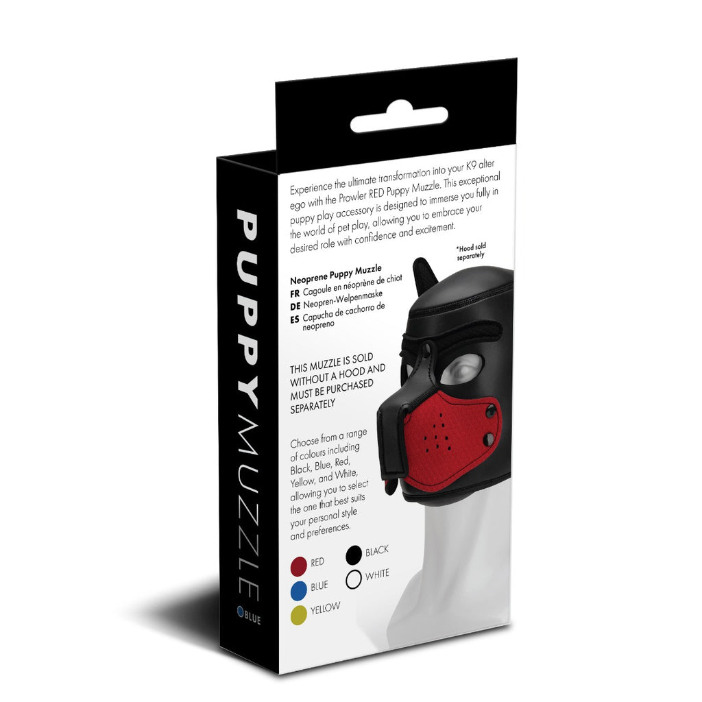 Prowler RED Puppy Muzzle Red