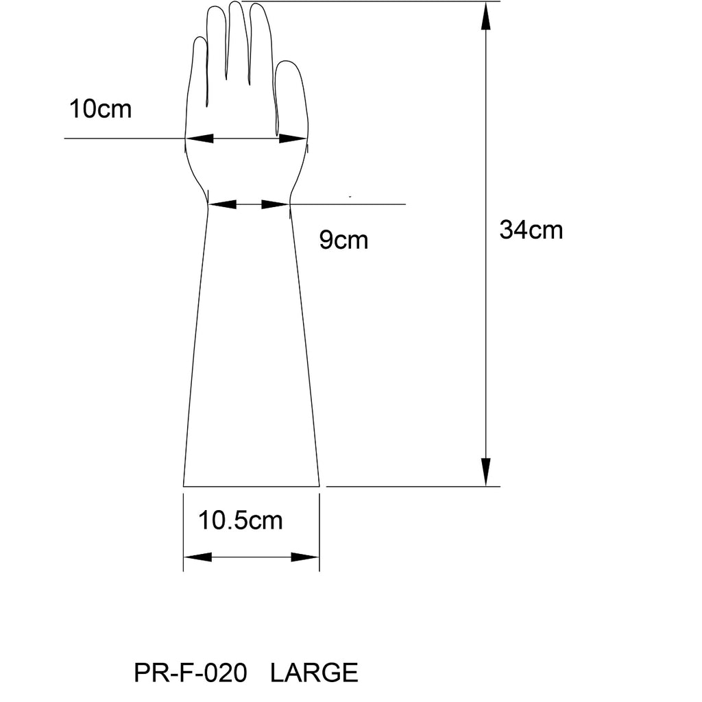 Prowler RED Latex Gloves Large