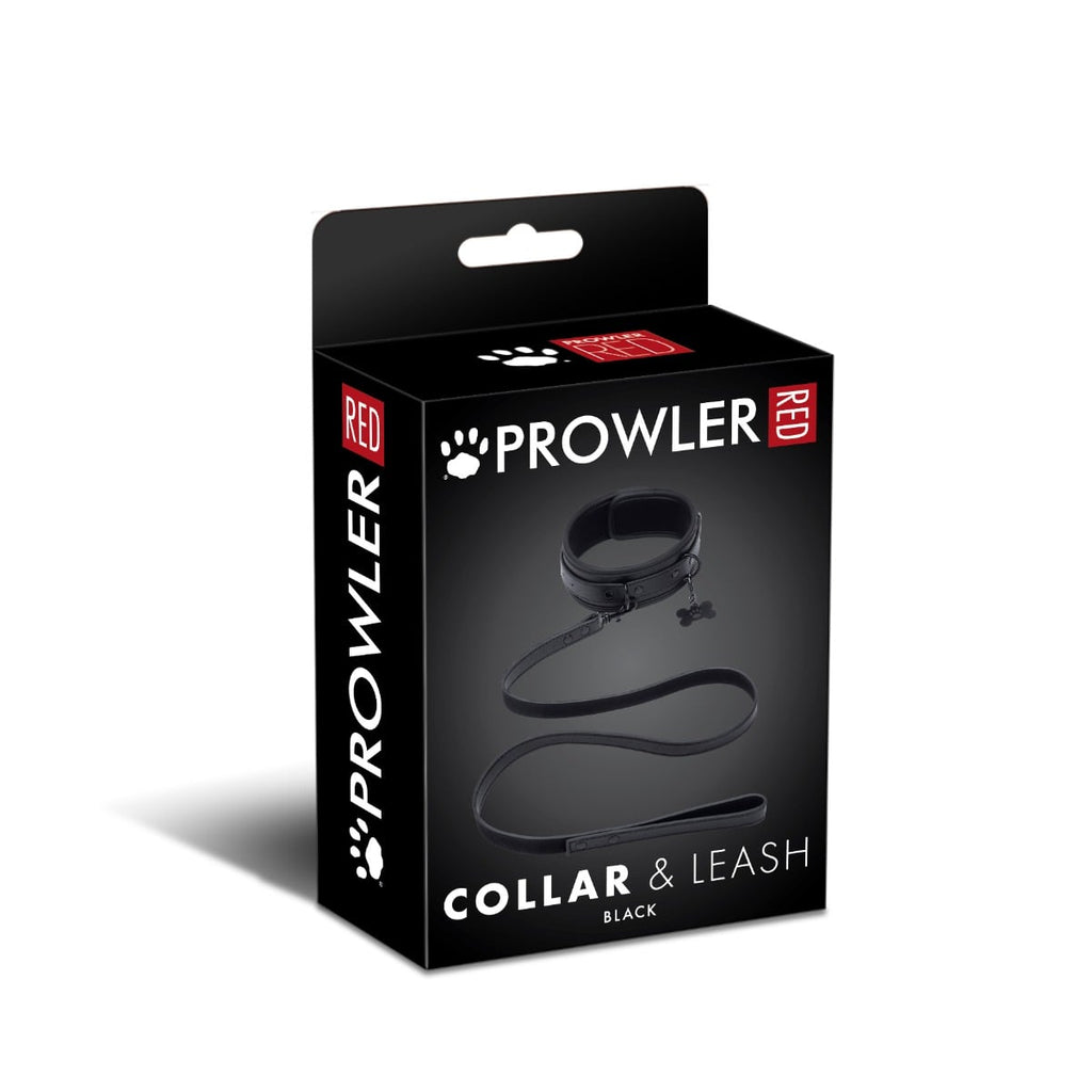 Prowler RED Collar and Leash