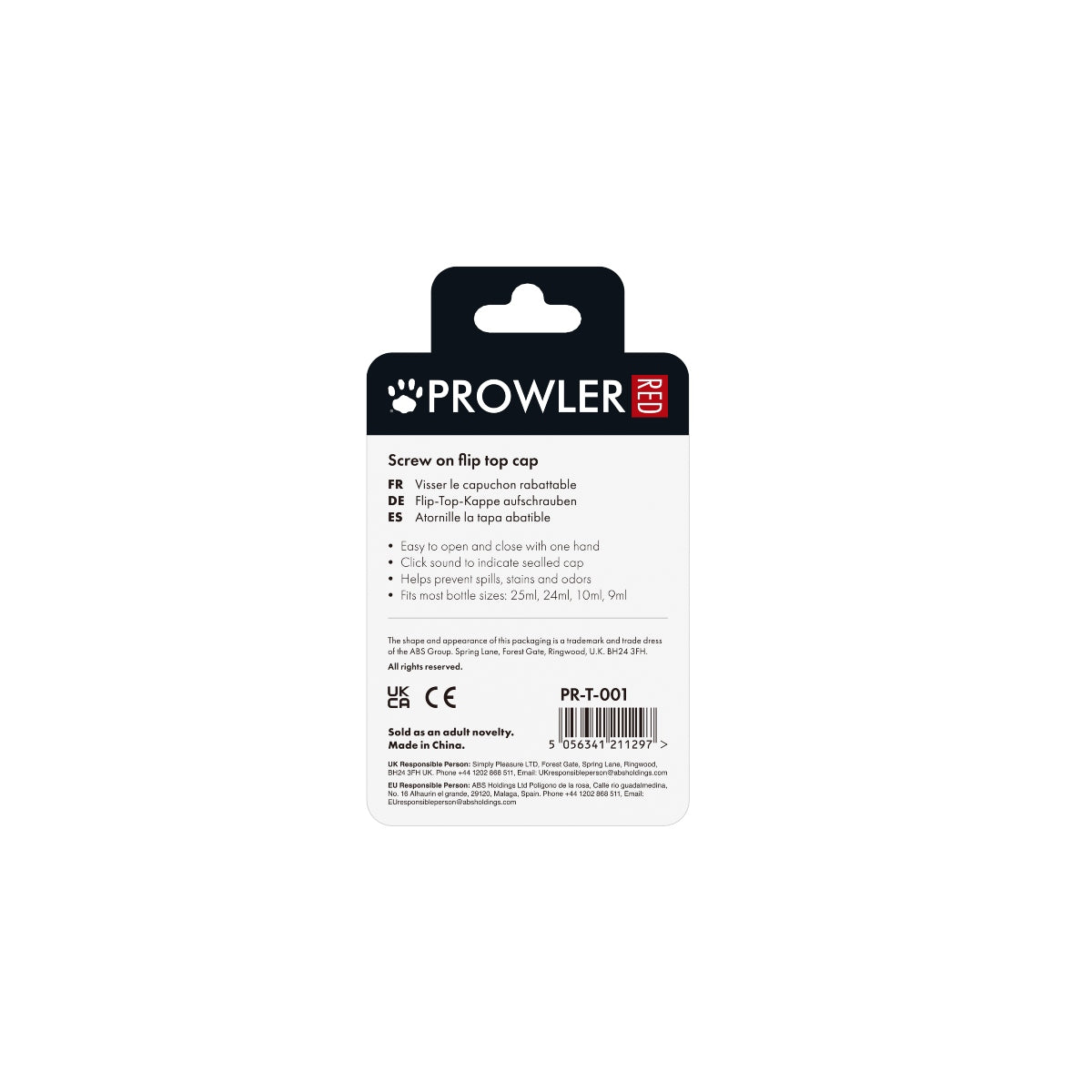 Prowler RED Toppers The Cap