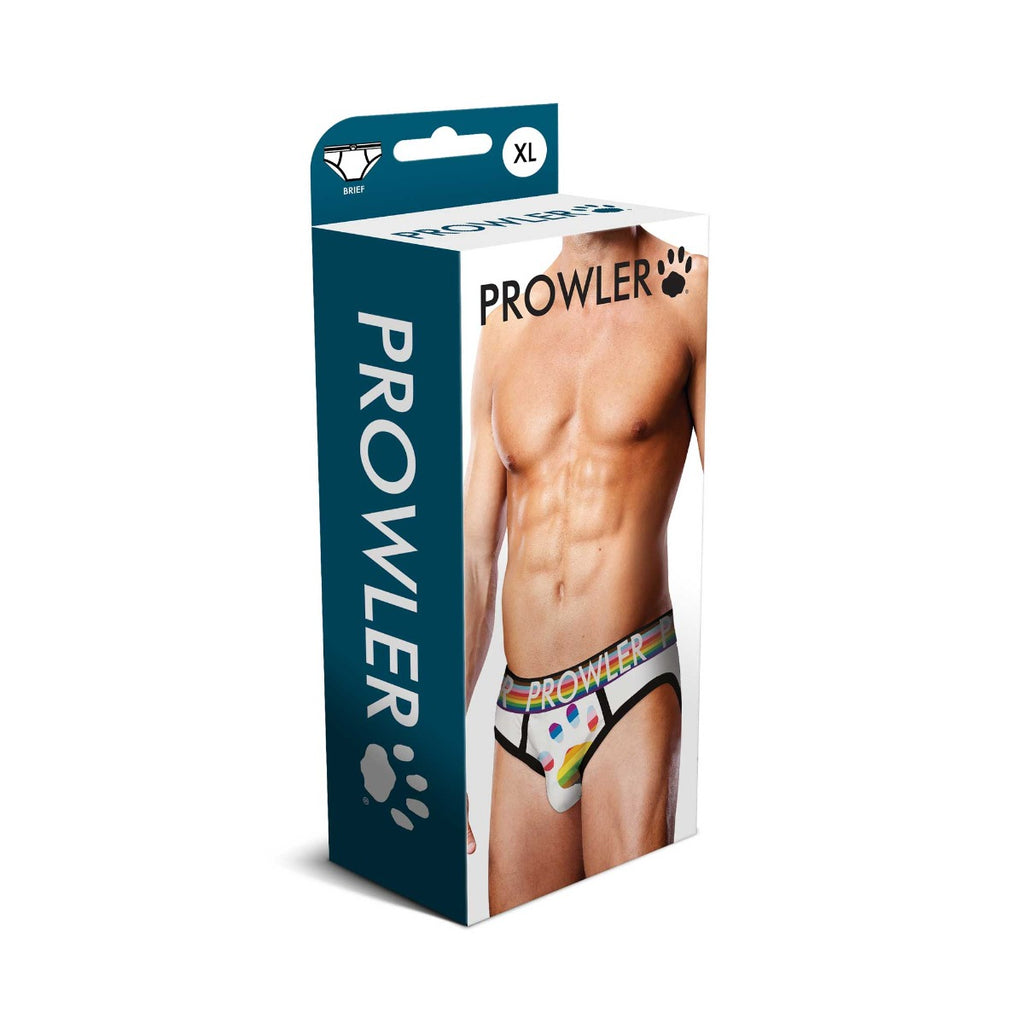 Prowler White Oversized Paw Brief