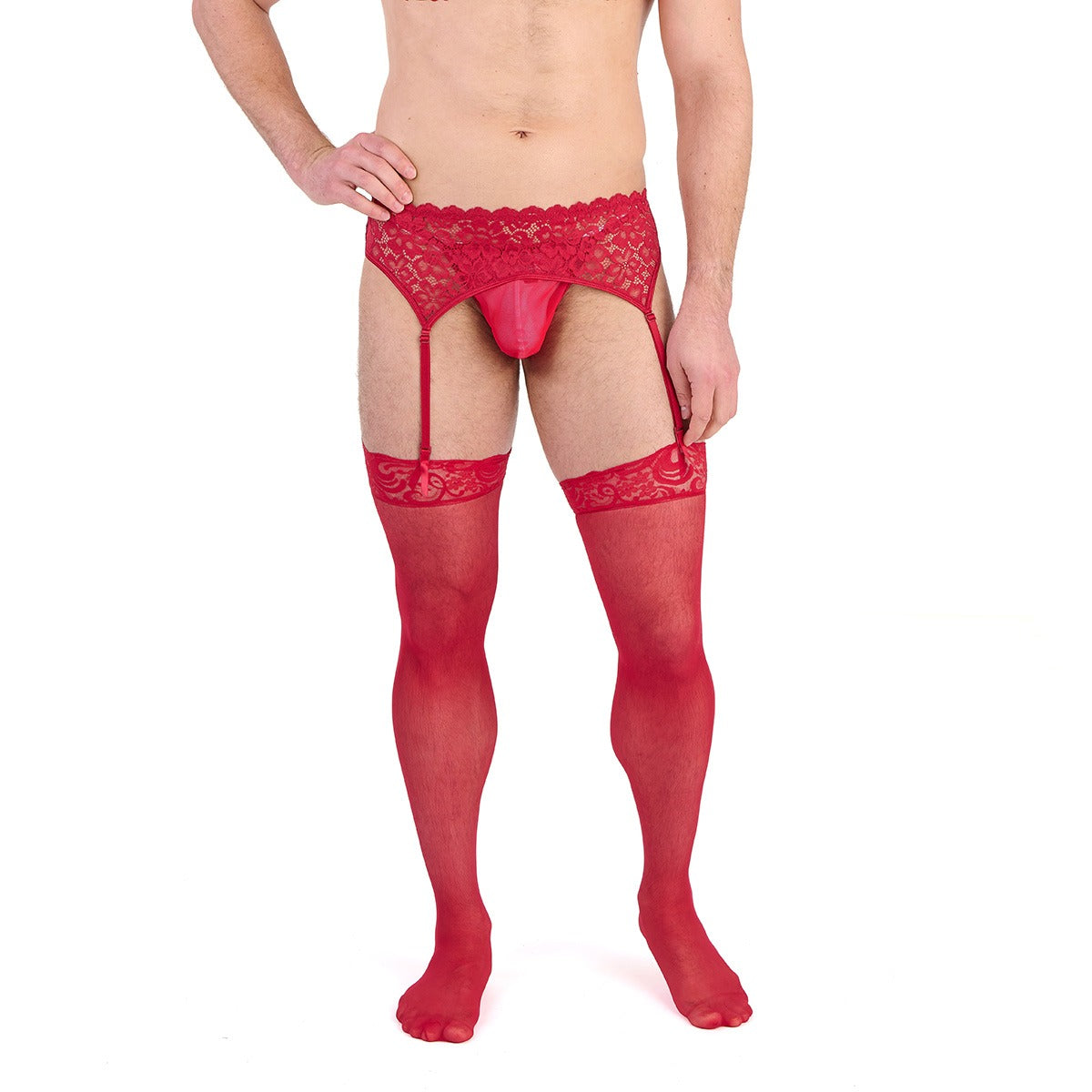 Prowler Lace Garter Set