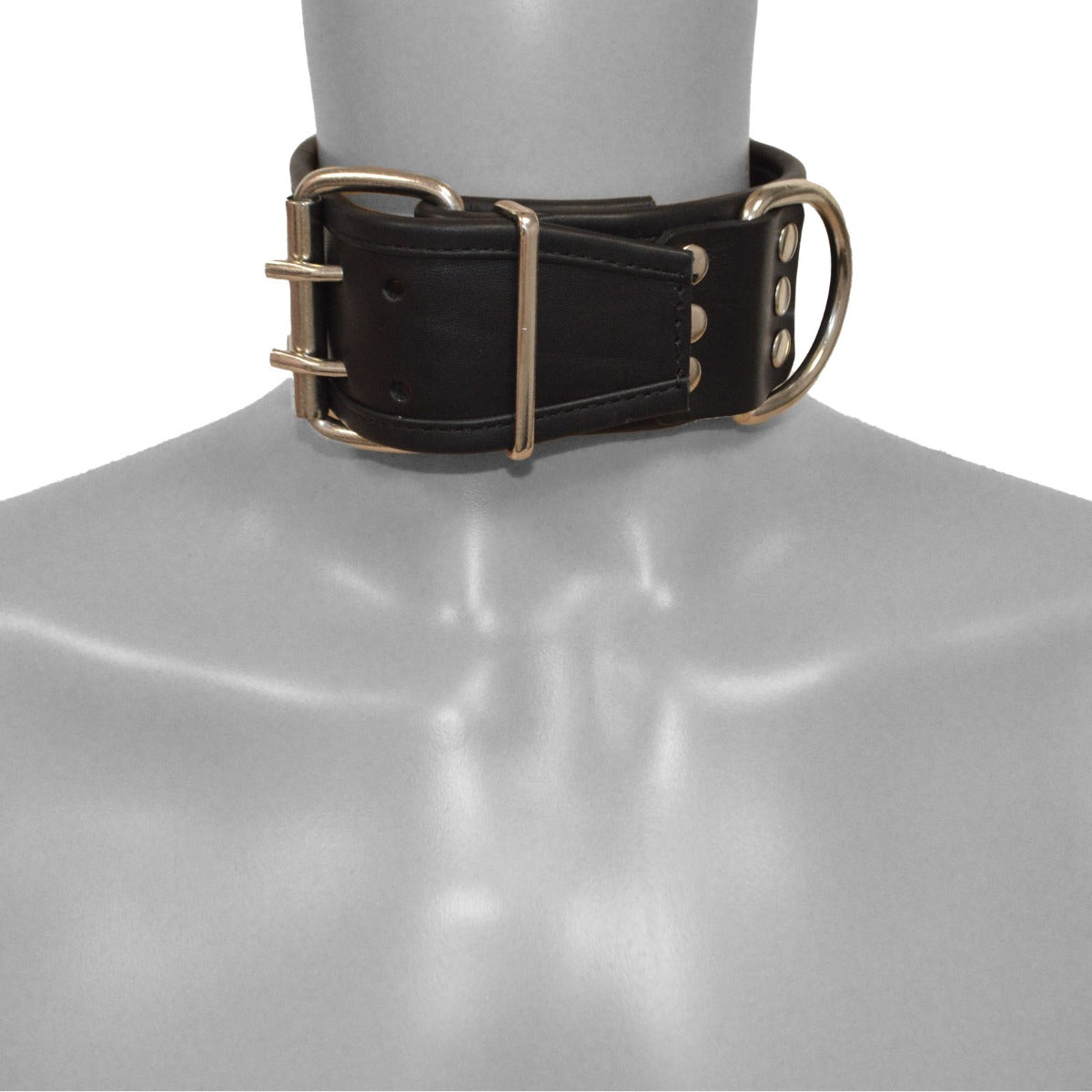 Prowler RED Leather Collar SM