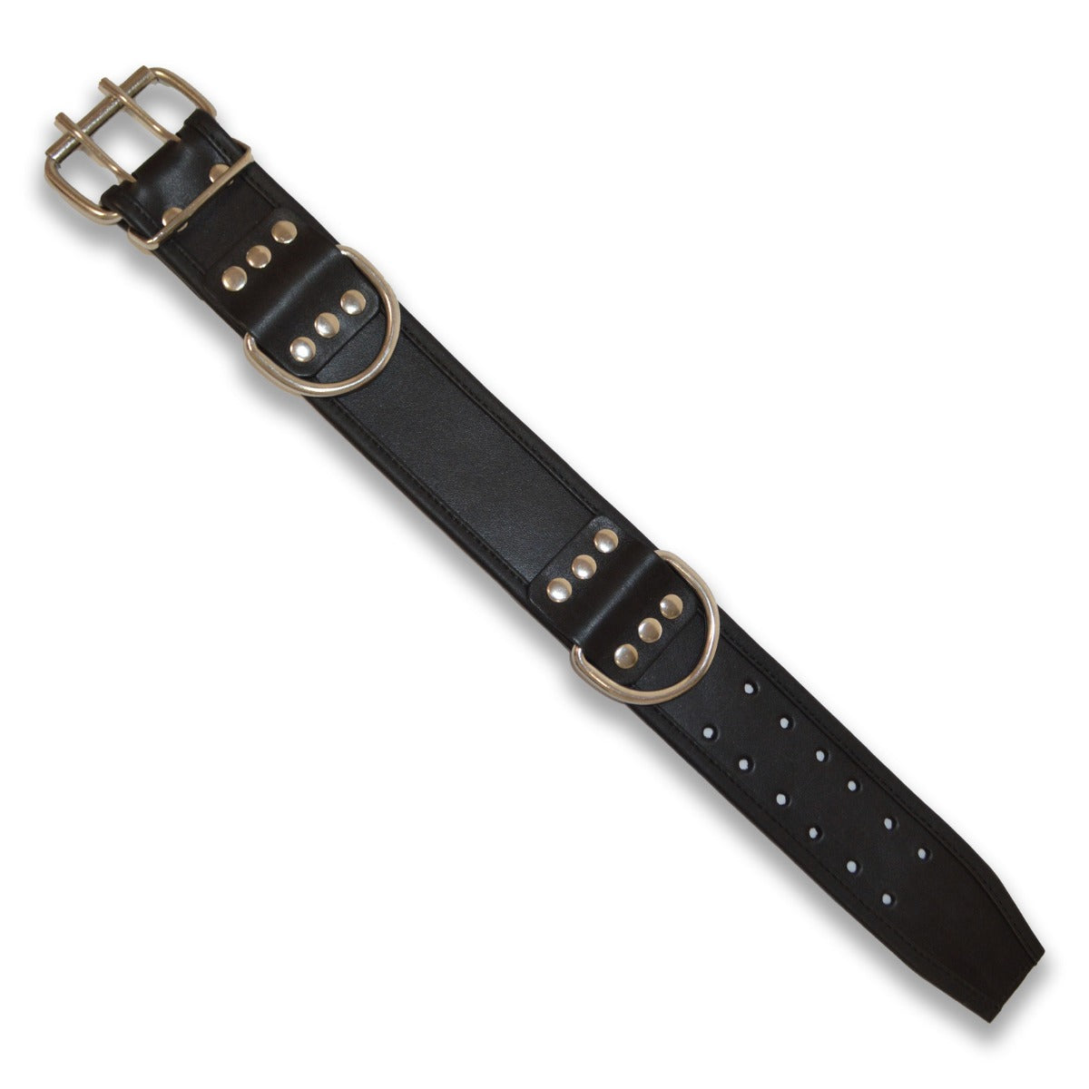 Prowler RED Leather Collar SM
