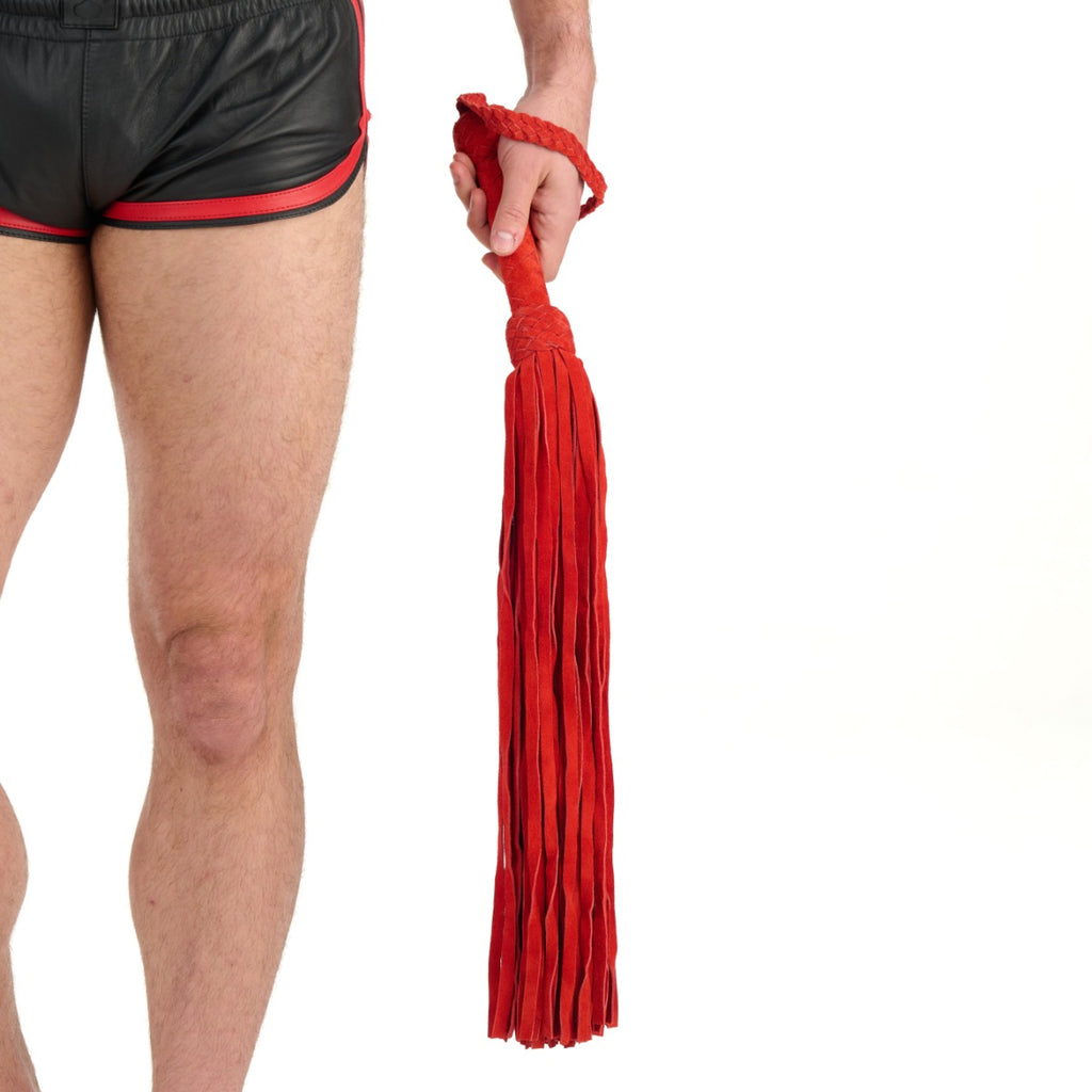 Prowler RED Leather Suede Flogger Red