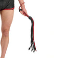 Prowler RED Short Handle Red and Black Flogger