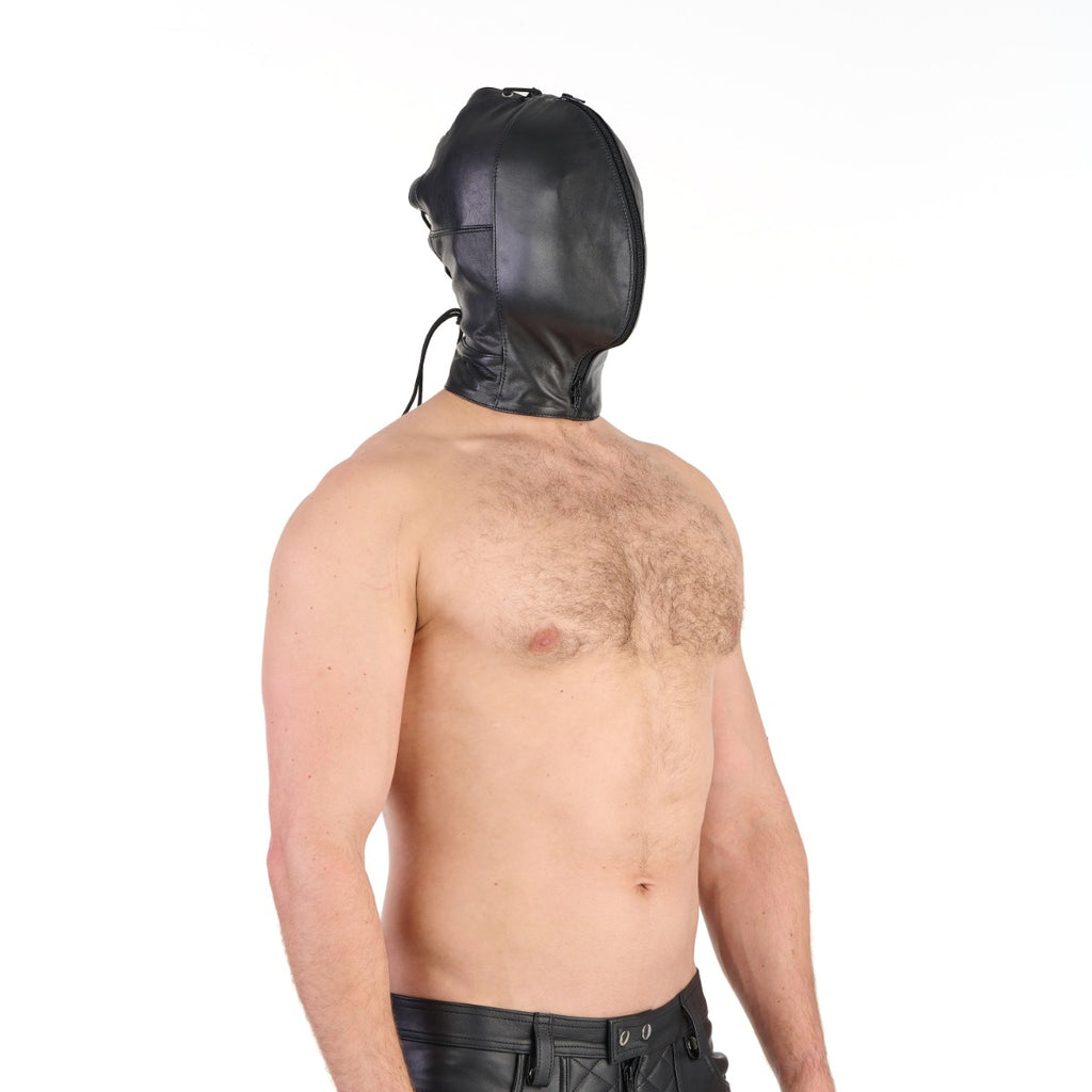 Prowler RED Leather Double Hood with Front Zipper