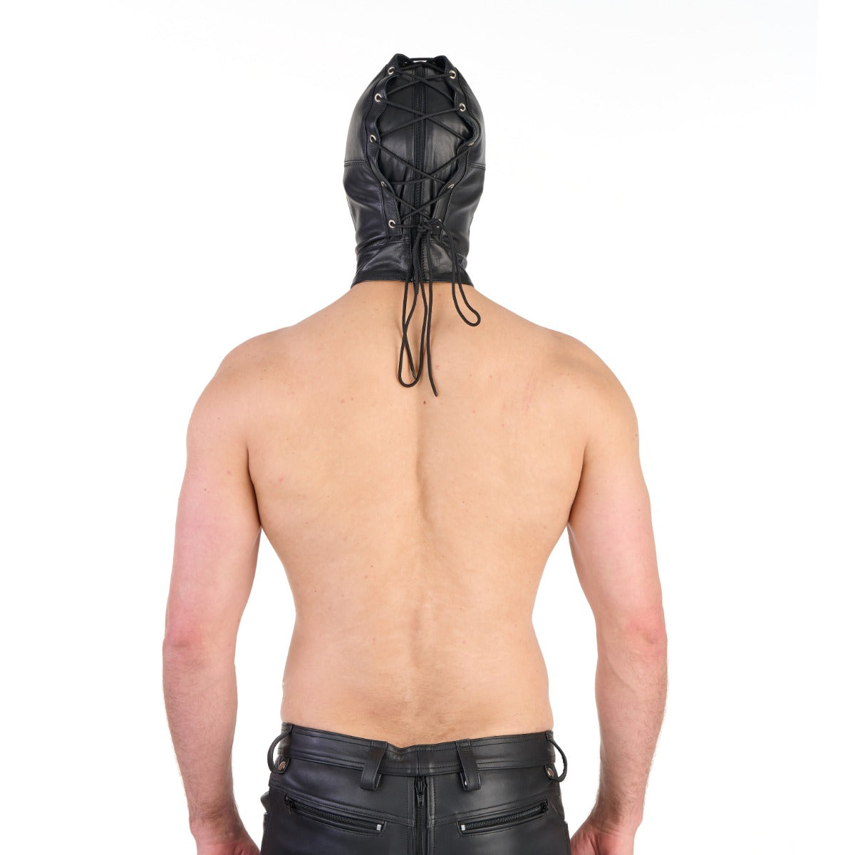 Prowler RED Leather Double Hood with Front Zipper