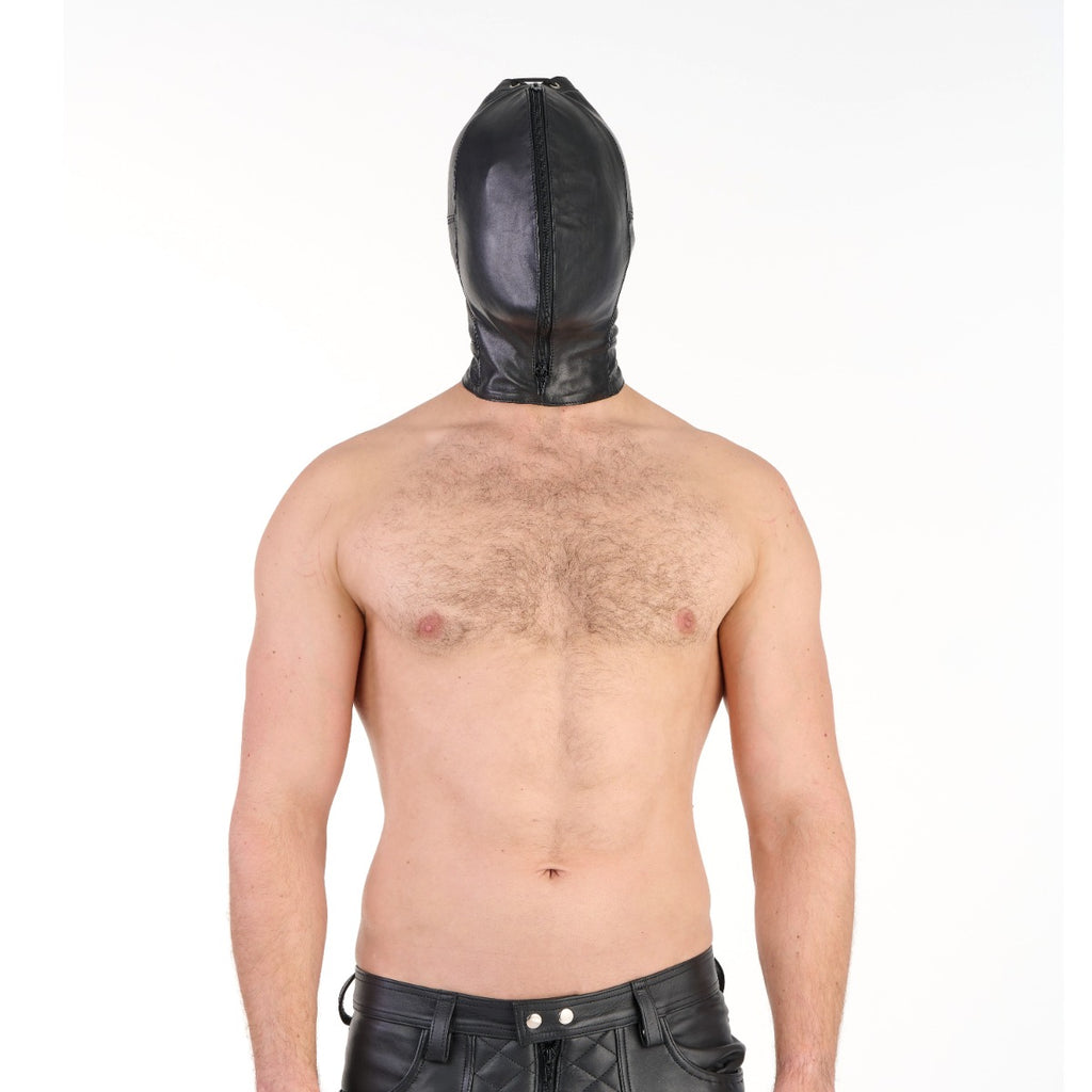 Prowler RED Leather Double Hood with Front Zipper