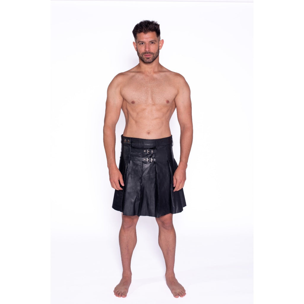 Prowler RED Leather Kilt 38 to 40inch Waist