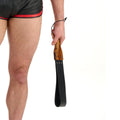 Prowler RED Leather and Wood Flapper Paddle