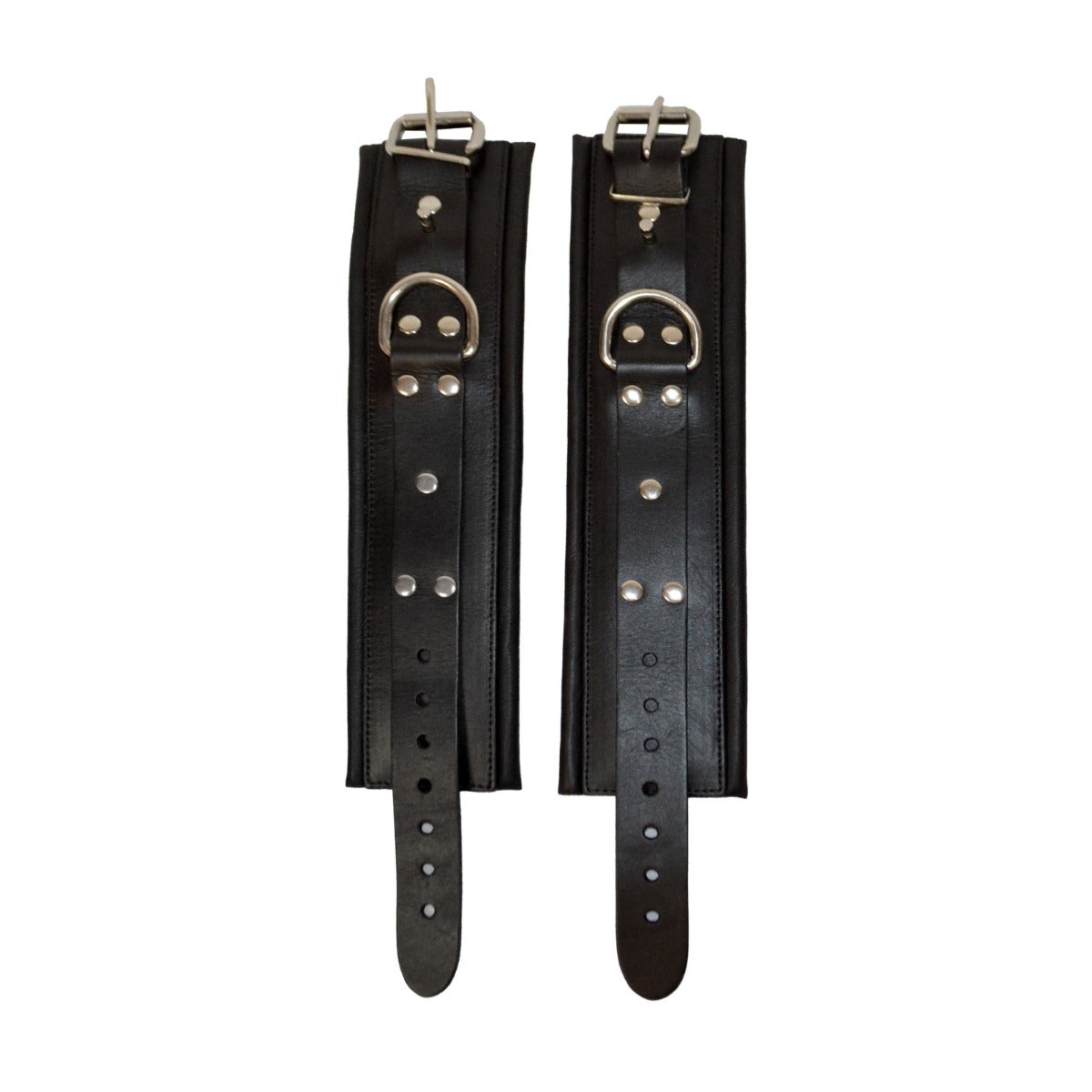 Prowler RED Leather Lockable Ankle Restraints SM