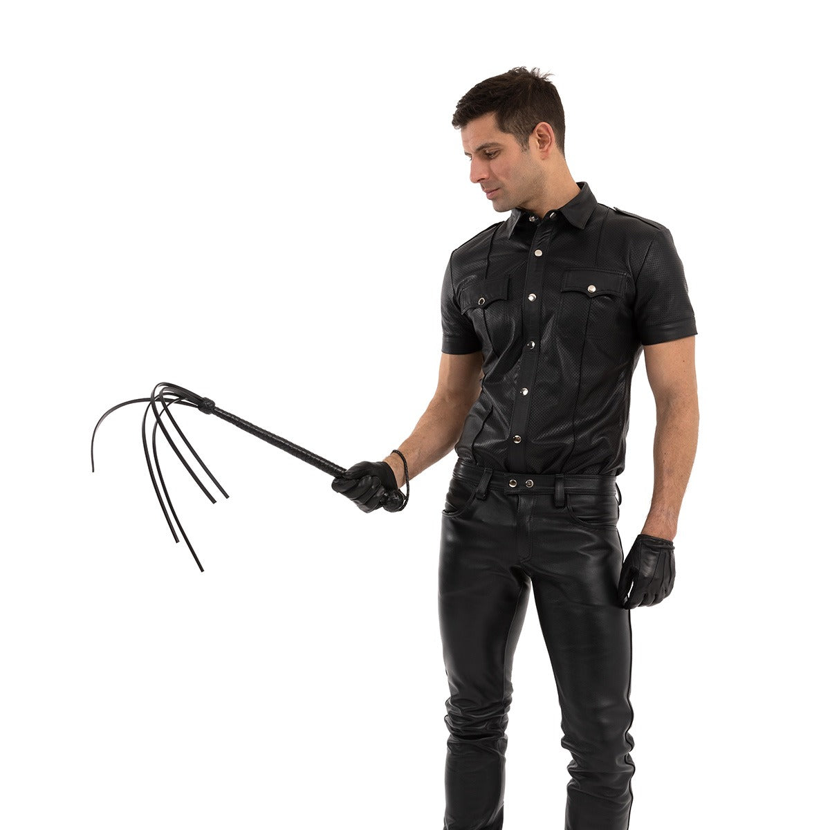 Prowler RED Long Handled Whip