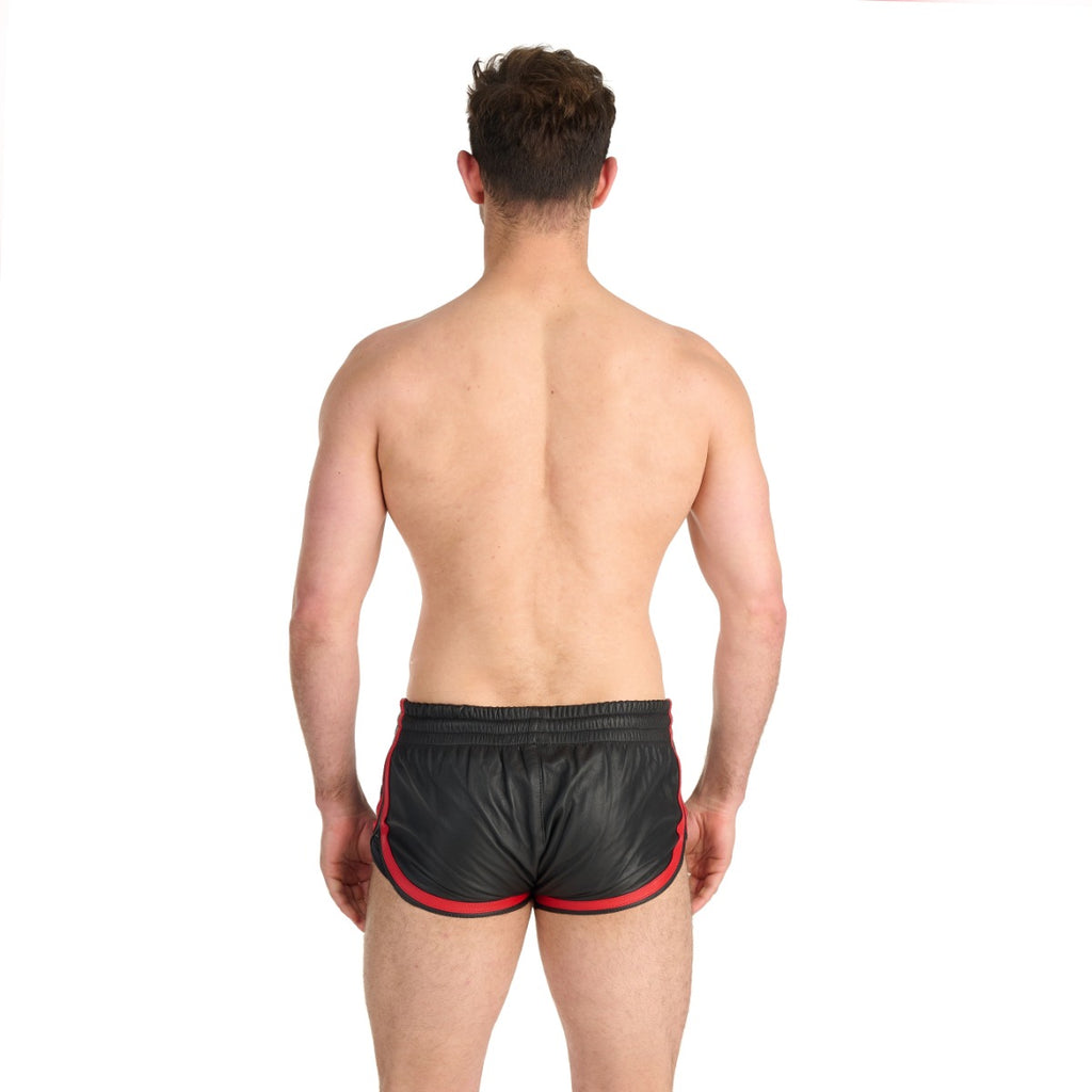 Prowler RED Leather Sports Shorts