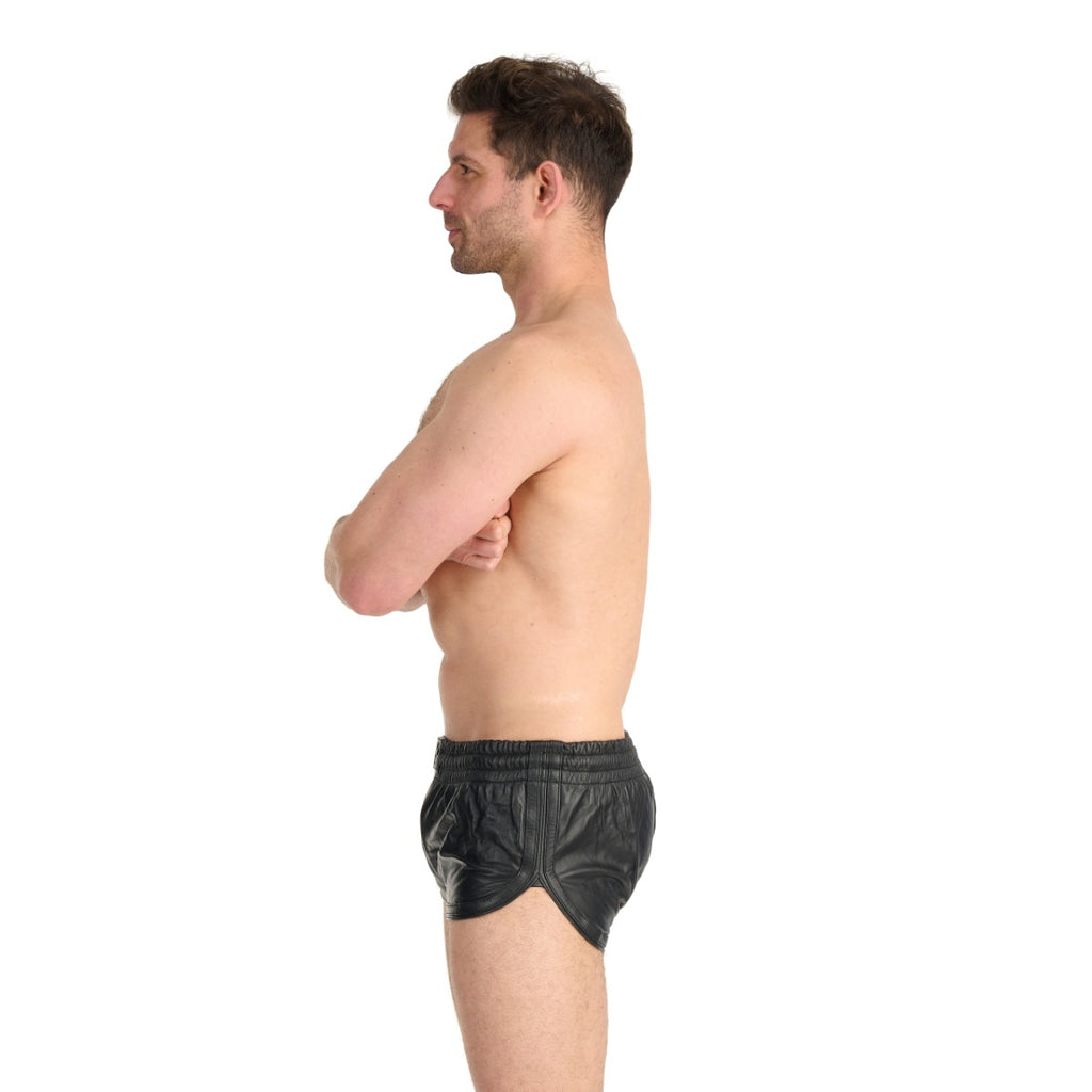 Prowler RED Leather Sports Shorts