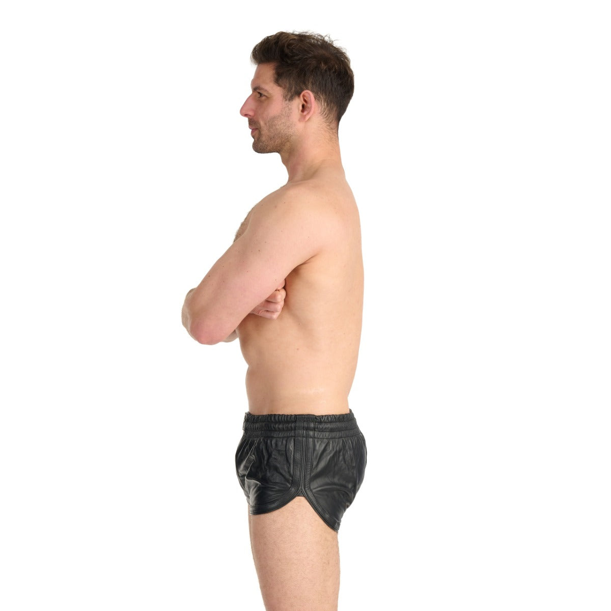 Prowler RED Leather Sports Shorts