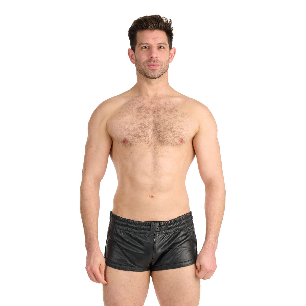 Prowler RED Leather Sports Shorts
