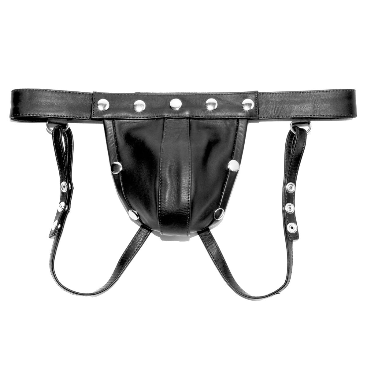 Prowler RED Leather Harness Jock Strap