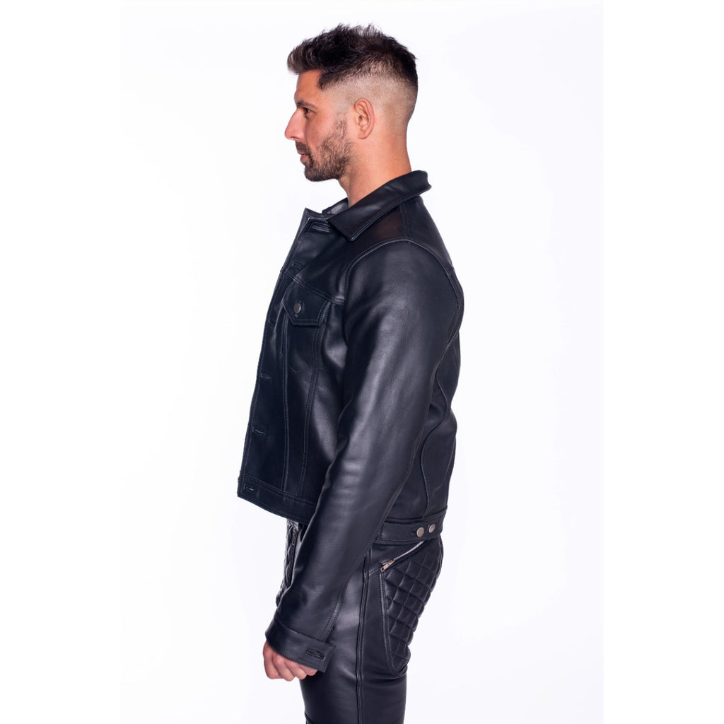 Prowler RED Leather Truker Jacket 2X Large