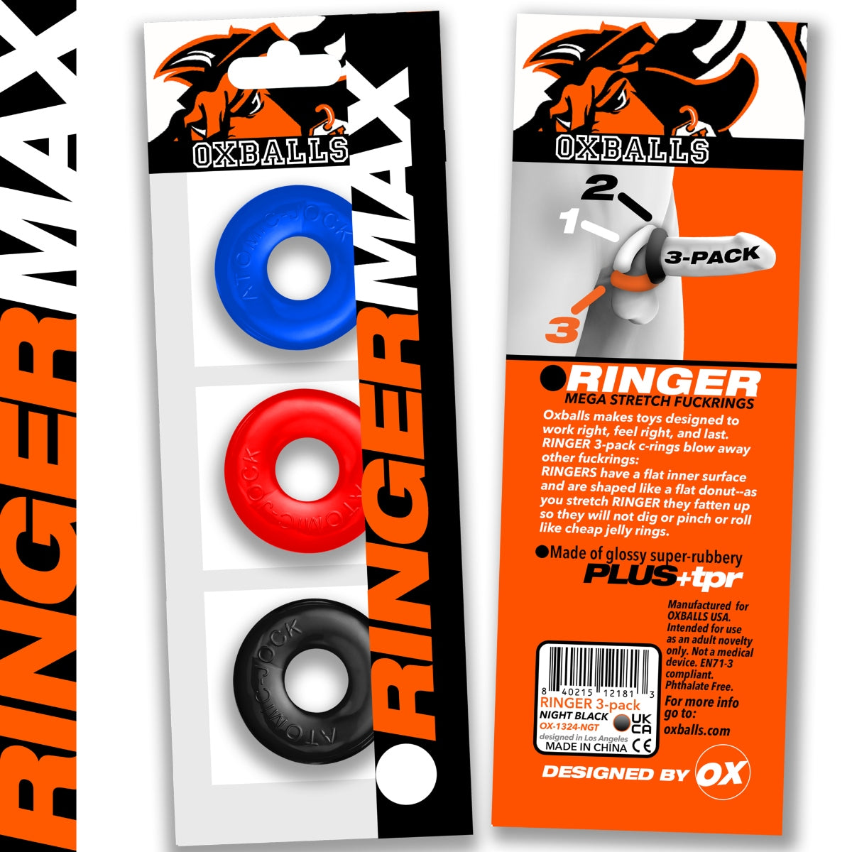 Oxballs Ringer Max 3PK Multi
