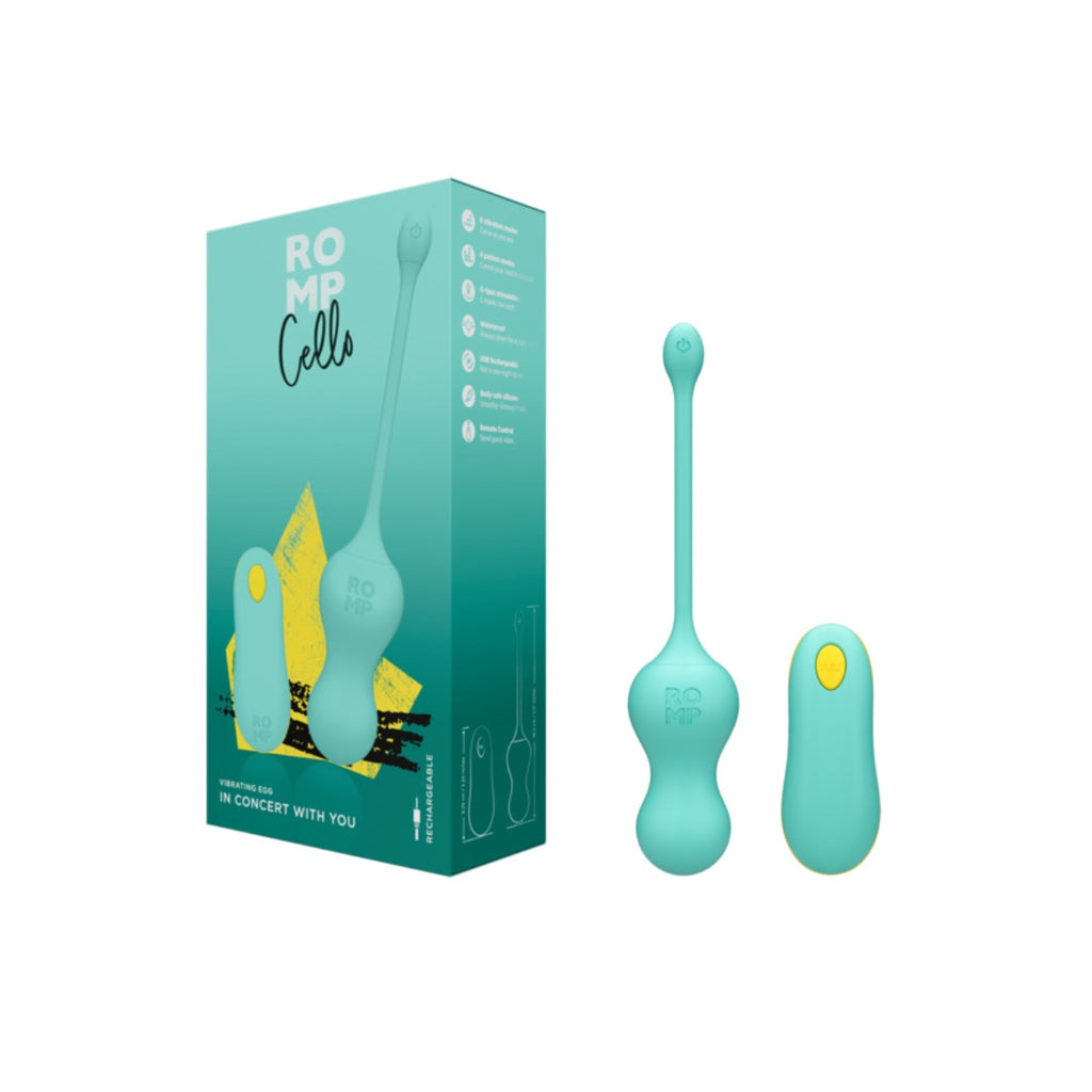 ROMP Cello G-Spot Vibrator Aqua