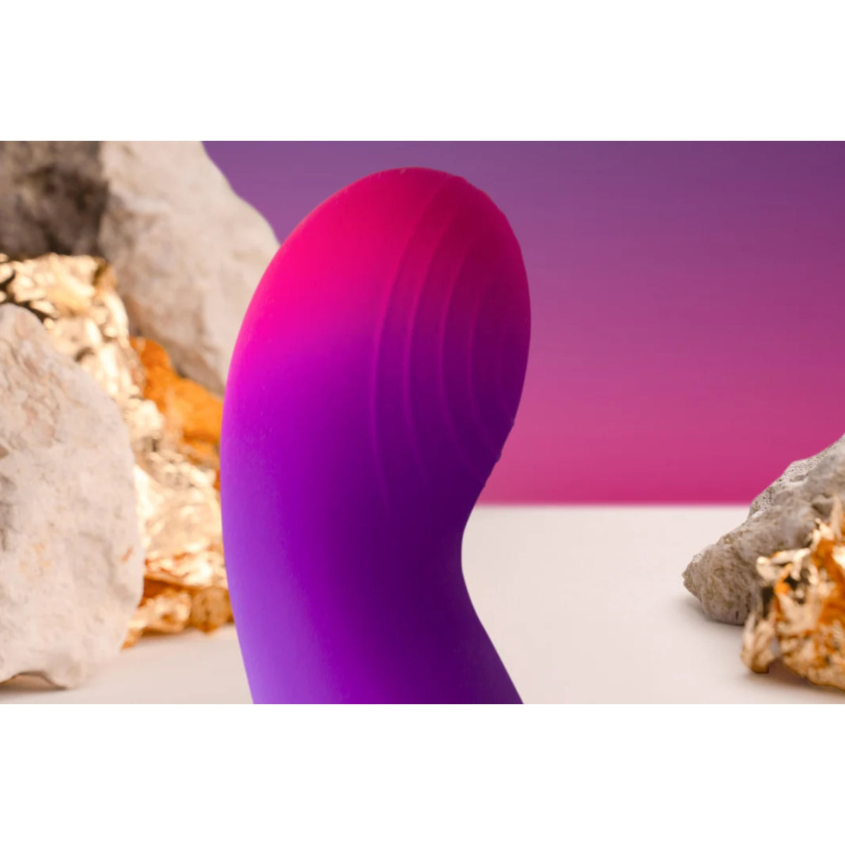 Rocks Off Glo-Girl G-Spot Vibrator Purple Pink