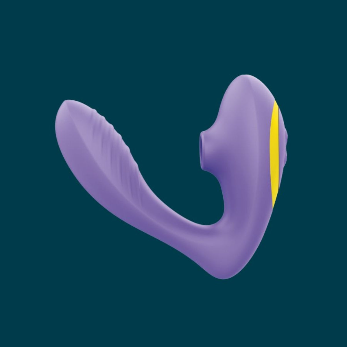 ROMP Reverb Rabbit Clitoral Vibrator Double Trouble Purple