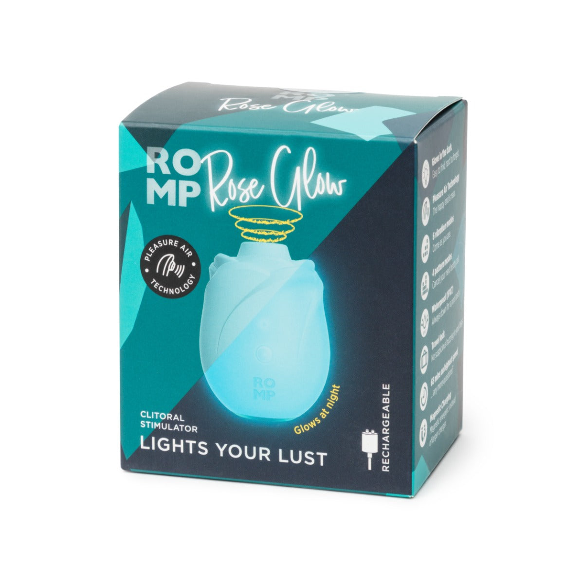 Romp Rose Glow In The Dark Clitoral Stimulator