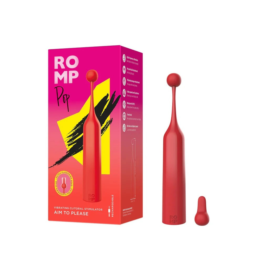 ROMP Pop Clitoral Stimulator Red