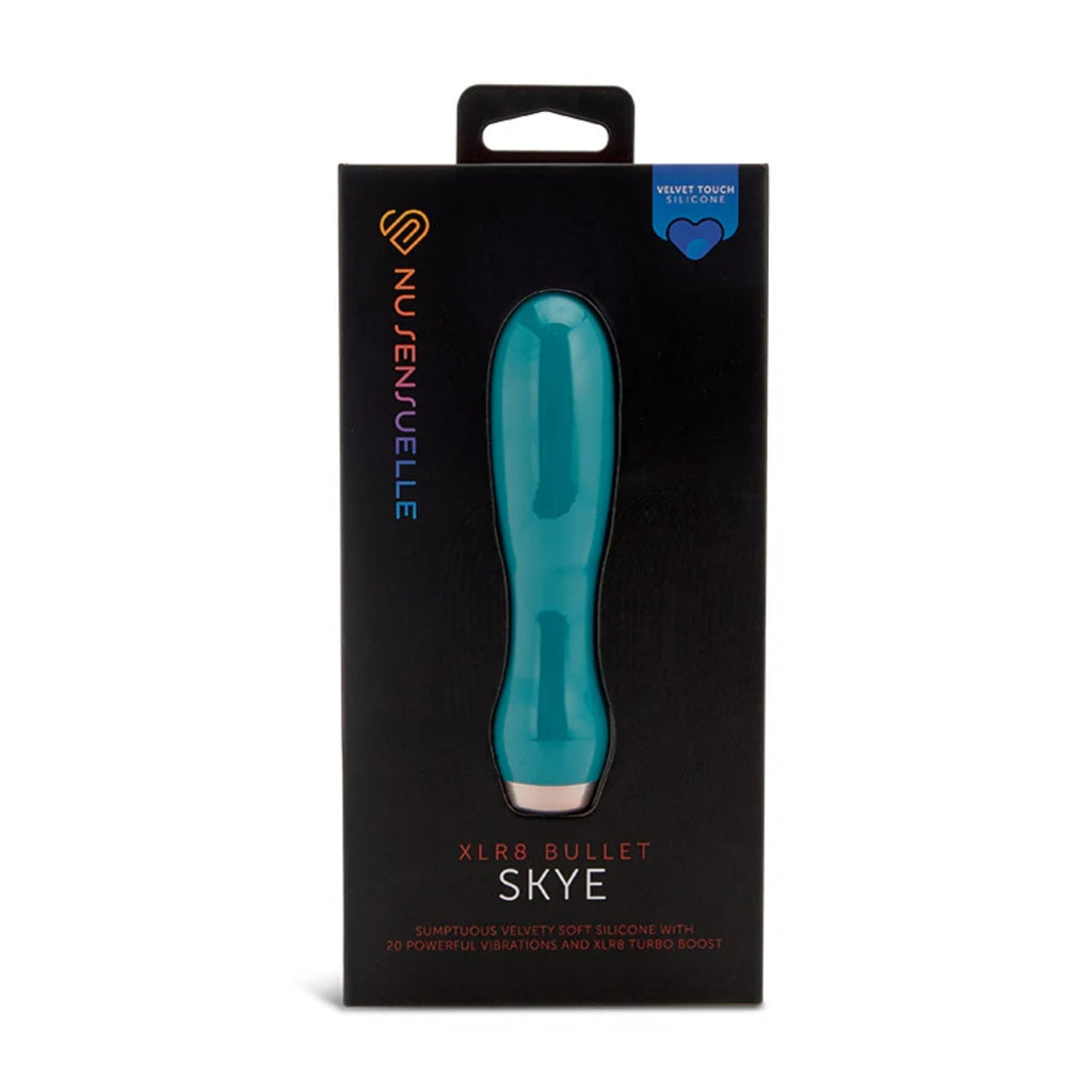 Nu Sensuelle Skye XLR8 Turbo Boost Bullet Vibrator Emerald