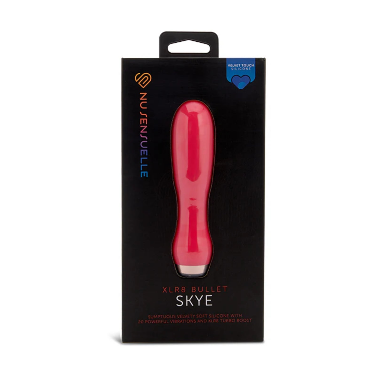 Nu Sensuelle Skye XLR8 Turbo Boost Bullet Vibrator Hot Pink