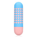 S-Line Heart To Get Bullet Vibrator Blue Pink