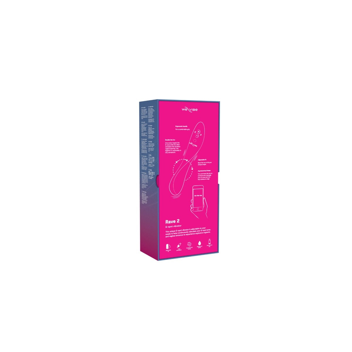We-Vibe Rave 2 G-Spot Vibrator Fuchsia