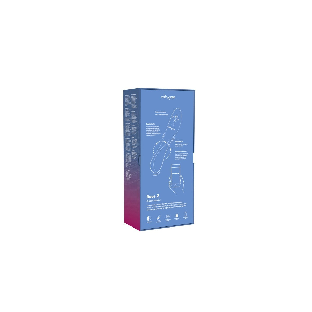 We-Vibe Rave 2 App Controlled G-Spot Vibrator Blue