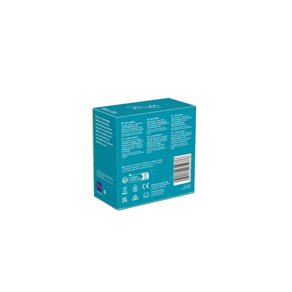 We-Vibe Sync Go Couples Vibrator Turquoise