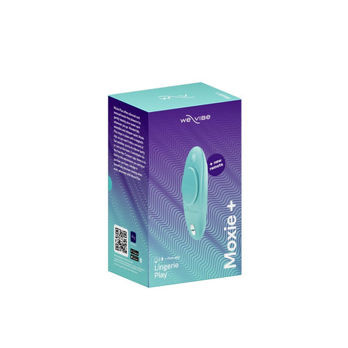 We-Vibe Moxie+ Wearable Clitoral Vibrator Aqua New