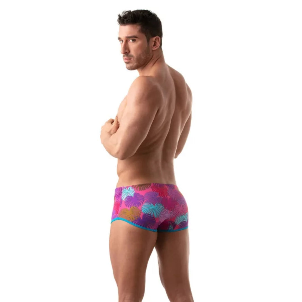 Floral Brazilian Swimsuit Pink - Size : S