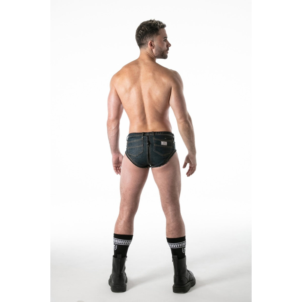 TOF Paris Raw Denim Full-Zip Brief X Large
