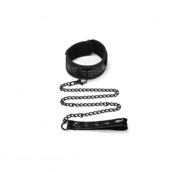 Whipsmart Diamond Collar & Leash Black