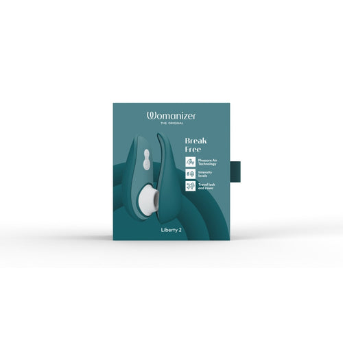 Womanizer Liberty 2 Pleasure Air Clitoral Stimulator Dark Petrol